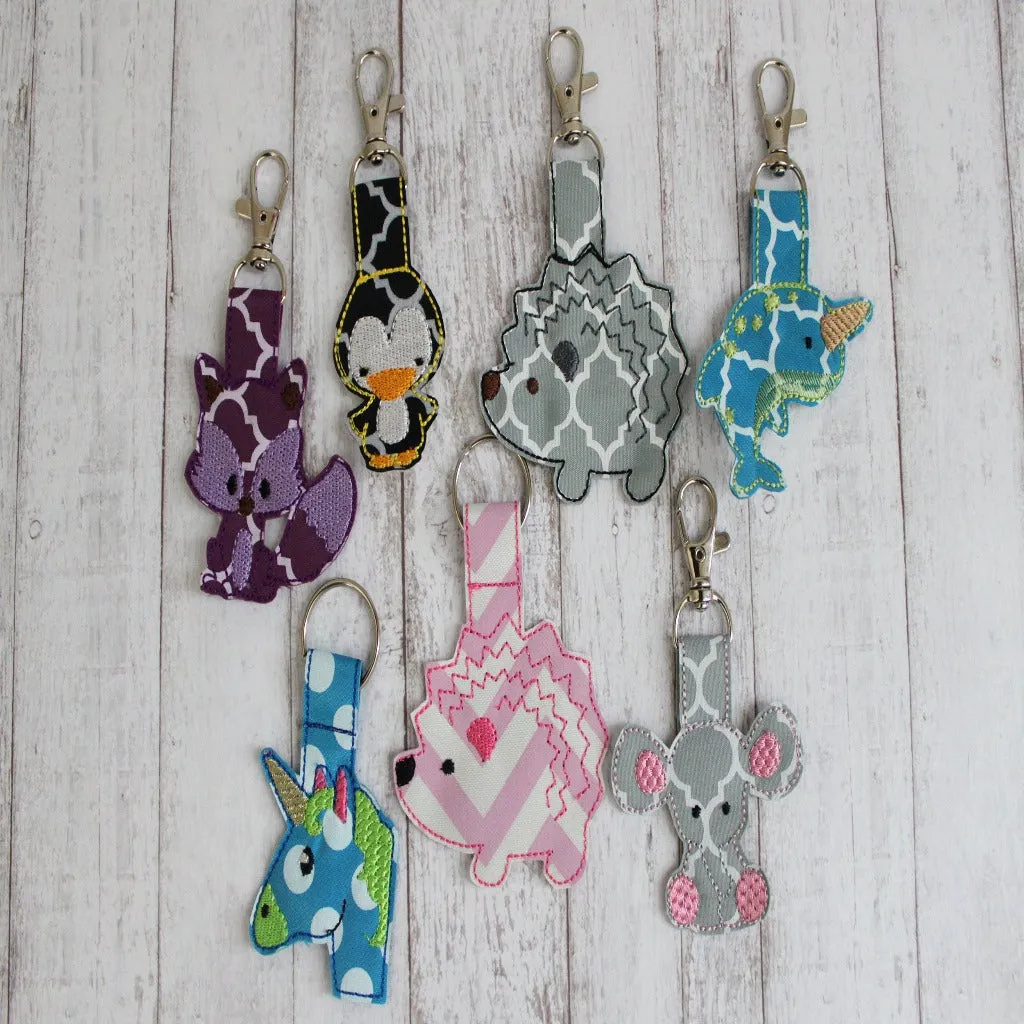 Adorable Zipper Pulls and Keychains - MANY Styles - Sports, Animals, Hobbies, and More!
