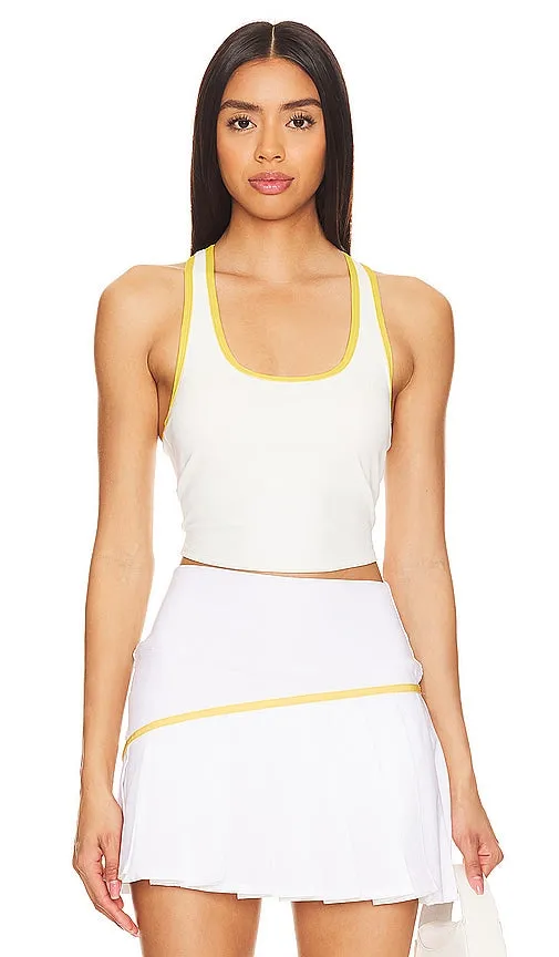 BEACH RIOT Yara Top in White