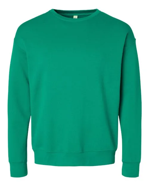 BELLA   CANVAS Sponge Fleece Drop Shoulder Crewneck Sweatshirt 3945 Heather Stone