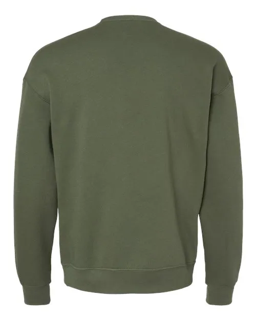 BELLA   CANVAS Sponge Fleece Drop Shoulder Crewneck Sweatshirt 3945 Mauve