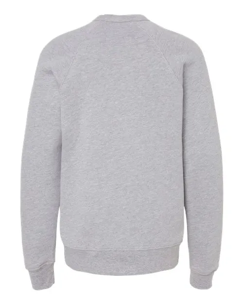 BELLA   CANVAS Toddler Sponge Fleece Raglan Sweatshirt 3901T