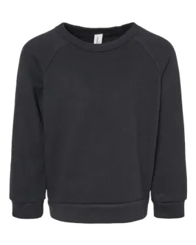 BELLA   CANVAS Toddler Sponge Fleece Raglan Sweatshirt 3901T