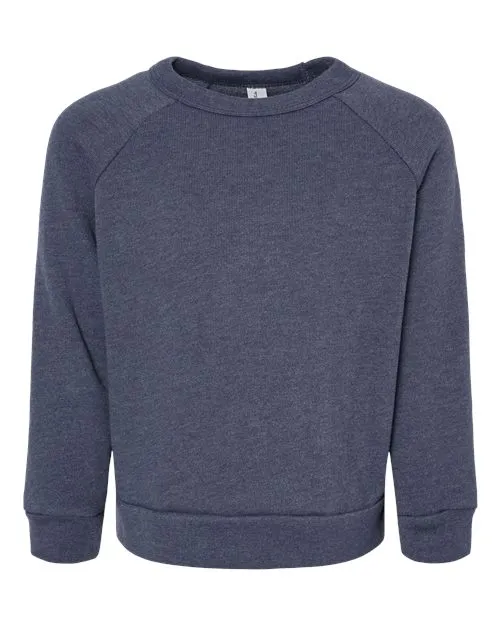 BELLA   CANVAS Toddler Sponge Fleece Raglan Sweatshirt 3901T