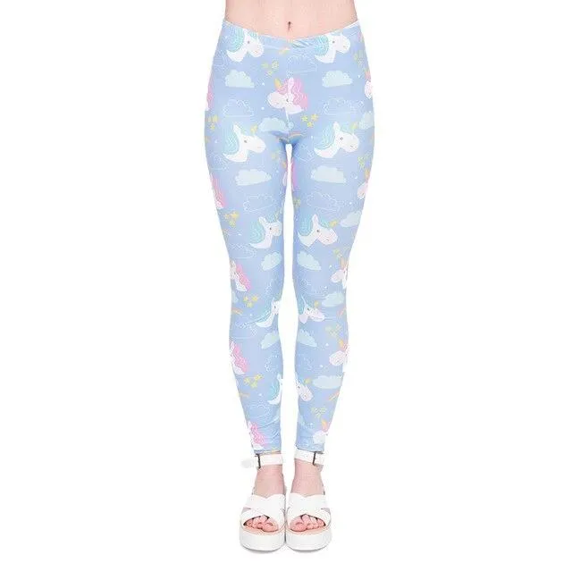 Cartoon Unicorn Leggings