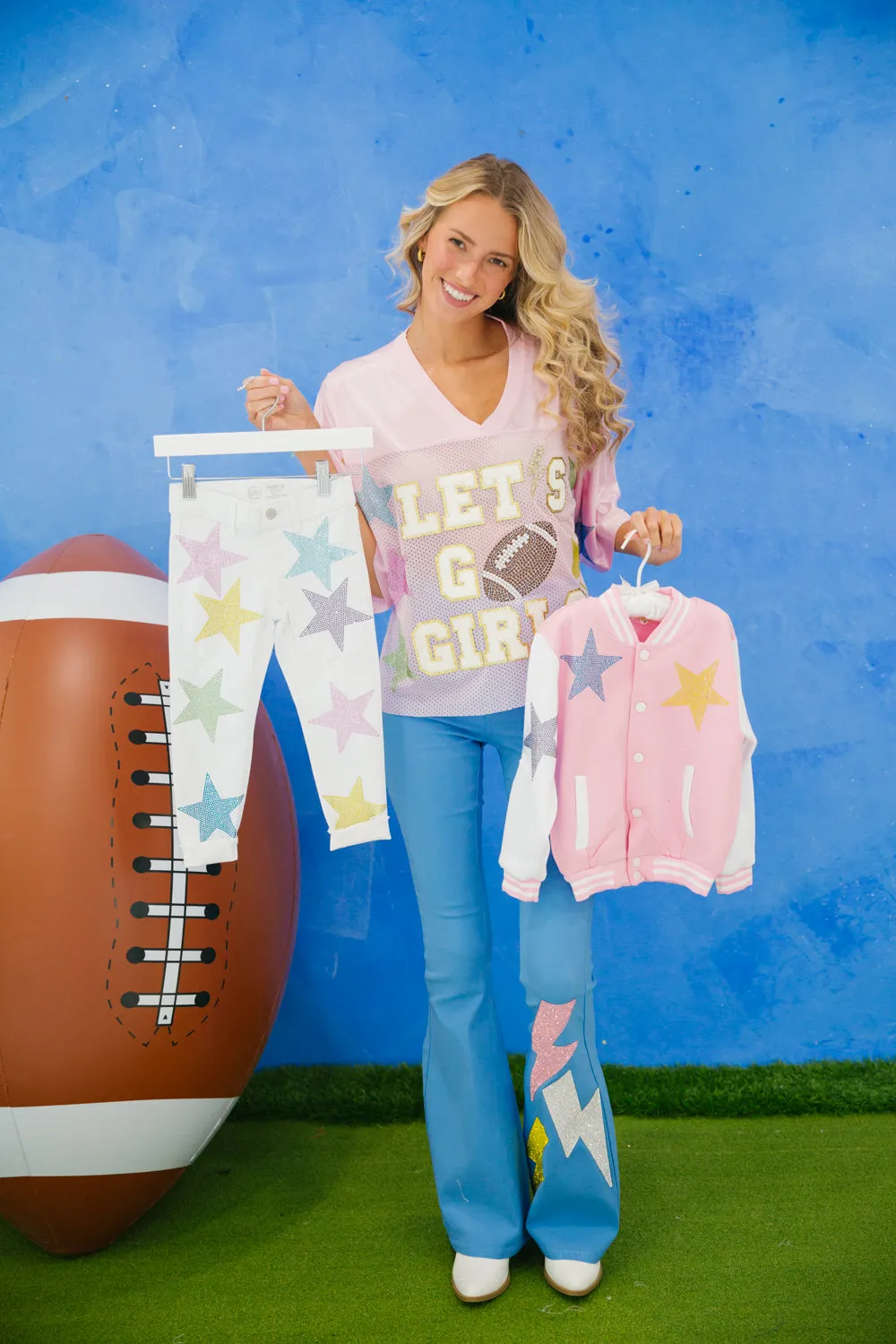 MINI KIDS SPORTS STAR VARSITY JACKET
