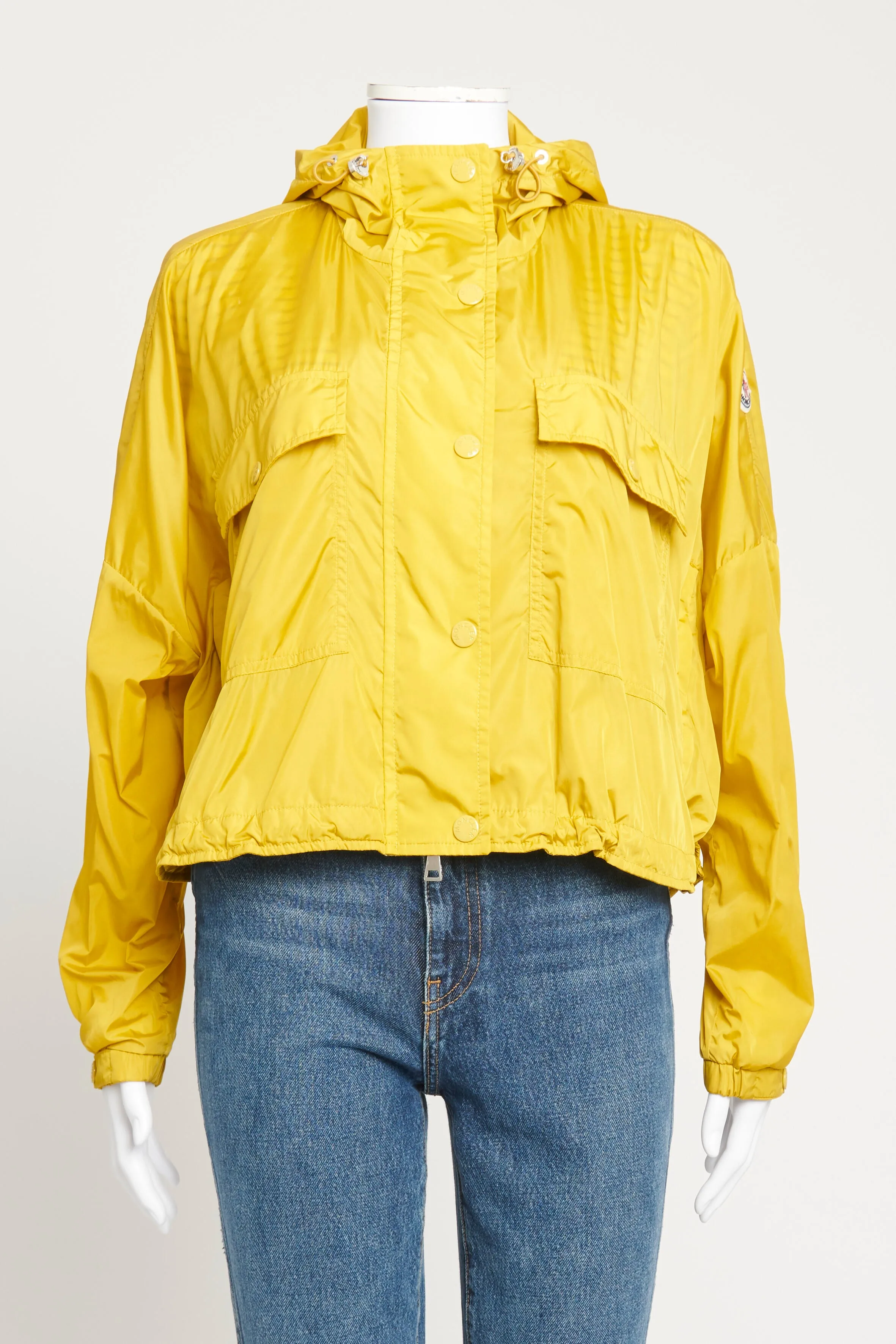 Mustard Yellow Preowned Rain Jacket