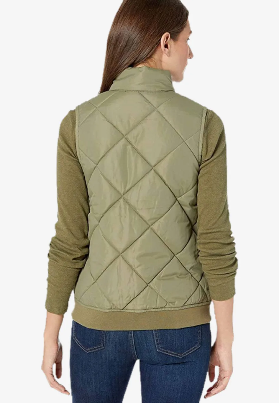 Quilted Bomber Vest
