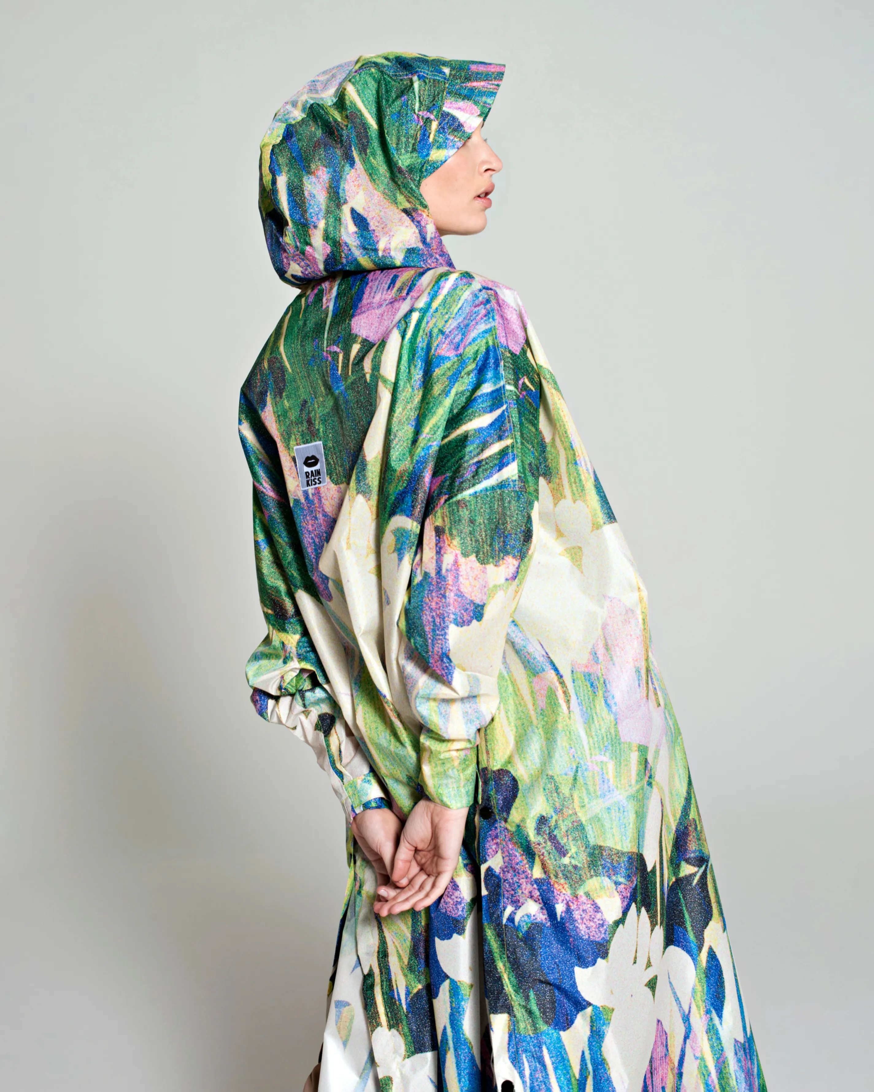 Rain Poncho in Lily