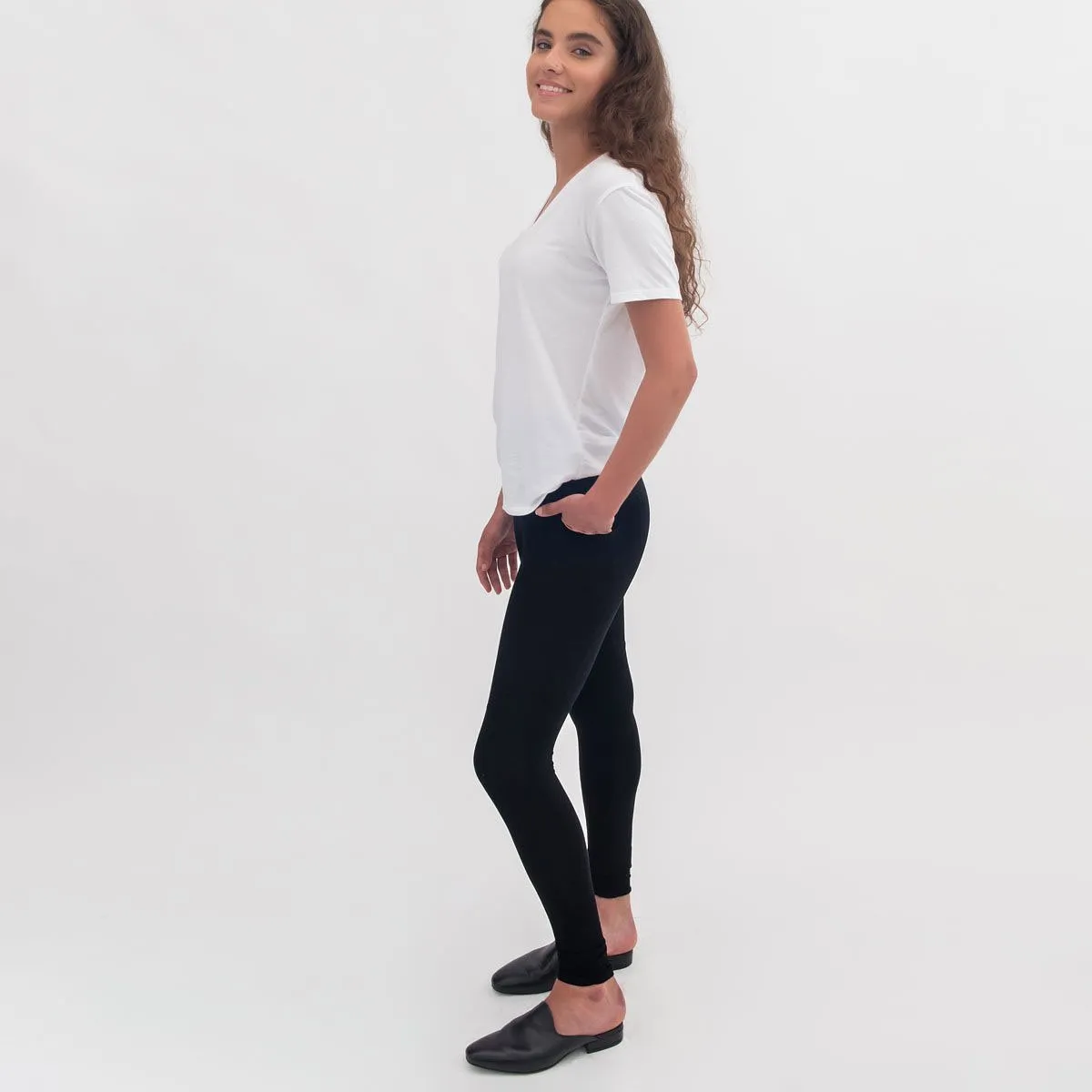 The Dressy Leggings in Black
